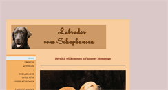 Desktop Screenshot of die-labrador-zucht.de